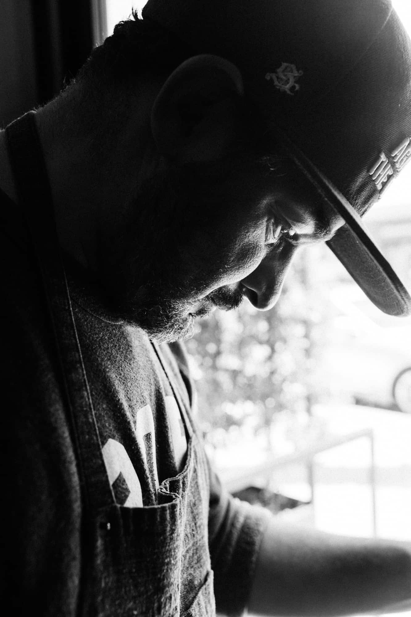 Jeremy Fox cooking in the kitchen